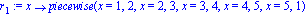 r[1] := proc (x) options operator, arrow; piecewise(x = 1, 2, x = 2, 3, x = 3, 4, x = 4, 5, x = 5, 1) end proc