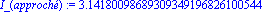 I_(approch) := 3.14180098689309349196826100544