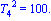 T[4]^2 = 100.