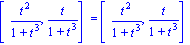 [t^2/(1+t^3), t/(1+t^3)] = [t^2/(1+t^3), t/(1+t^3)]