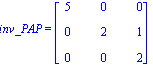 inv_PAP = matrix([[5, 0, 0], [0, 2, 1], [0, 0, 2]])