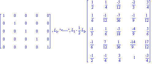 matrix([[1, 0, 0, 0, 0], [0, 1, 0, 0, 0], [0, 0, 1, 0, 0], [0, 0, 0, 1, 0], [0, 0, 0, 0, 1]]), L[1], 