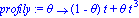 profily := proc (theta) options operator, arrow; (1-theta)*t+theta*t^3 end proc